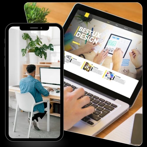 web design hero image